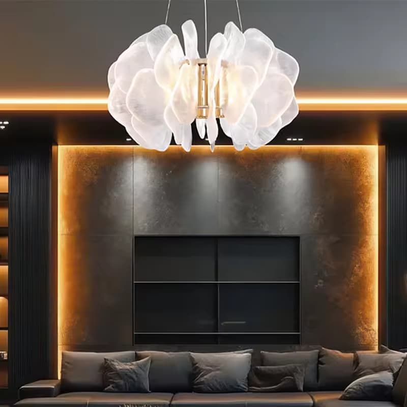 Cloud Bloom Sculptural Chandelier – Organic Modern Lighting Art – LM7106 (1)