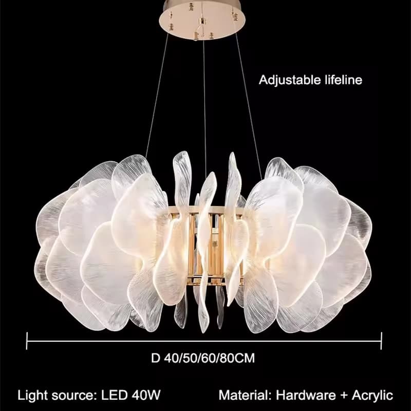 Cloud Bloom Sculptural Chandelier – Organic Modern Lighting Art – LM7106 (2)