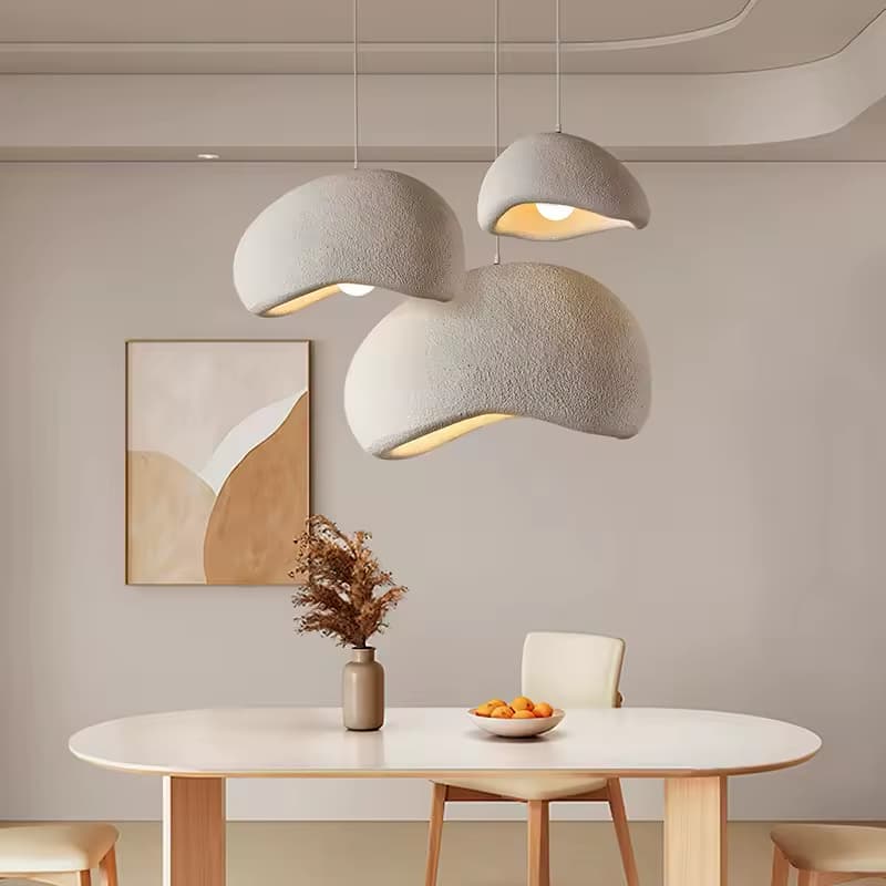 Dome Sculpture Pendant – Minimalist Handcrafted Ceiling Light – LM7107 (2)