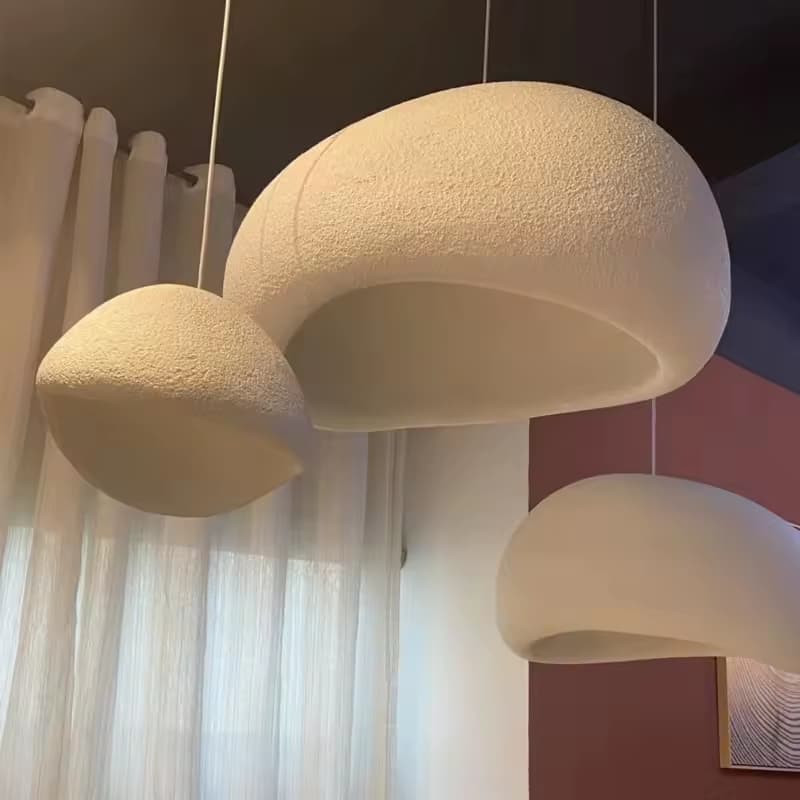 Dome Sculpture Pendant – Minimalist Handcrafted Ceiling Light – LM7107 (4)